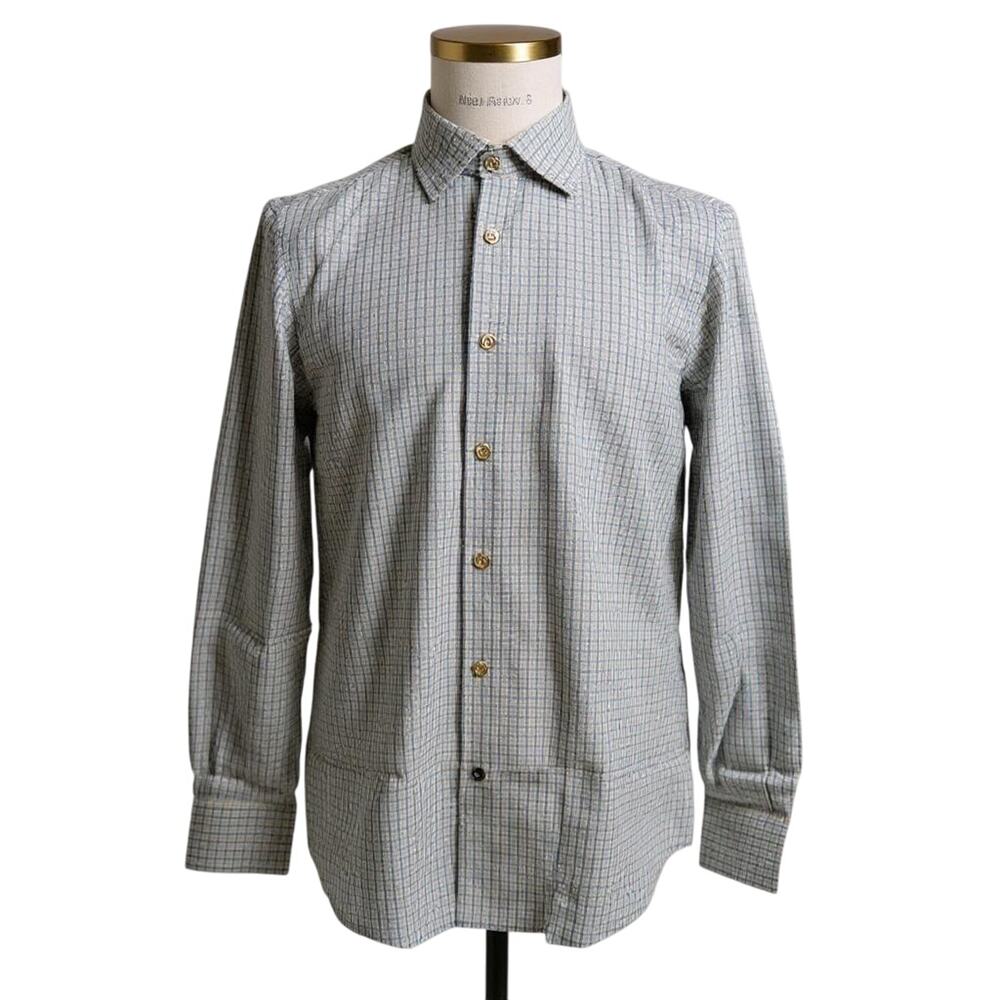Robert Graham Button Front Shirt Long Sleeve Woven VICTOR M 15.5